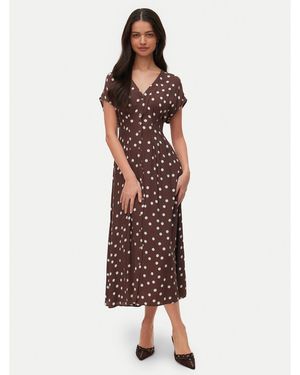 Vero Moda Sommerkleid Elisa 10348019 Regular Fit - Braun