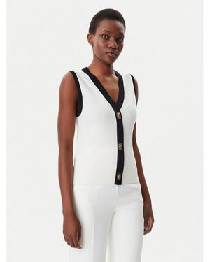 Lola Casademunt Weste Ls2511001 Regular Fit - Weiß