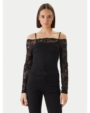 Morgan Bluse 251-Tkiss Slim Fit - Schwarz