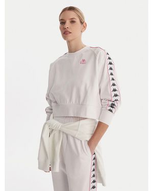 Kappa Sweatshirt Banda Marbella 351S2Hw Oversize - Grau