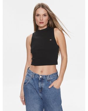Tommy Hilfiger Top Dw0Dw17533 Regular Fit - Blau