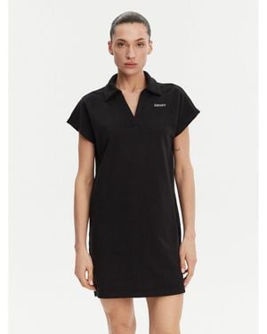 DKNY Kleid Für Den Alltag Dp5D4890 Regular Fit - Schwarz