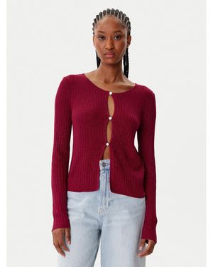 Morgan Strickjacke 252-Mizor Slim Fit - Rot