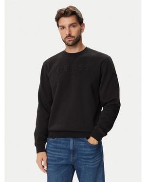 Guess Sweatshirt M6Bq08 K6159 Regular Fit - Schwarz