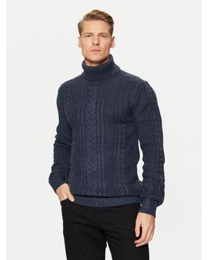Blend Rollkragenpullover 20717438 Regular Fit - Blau