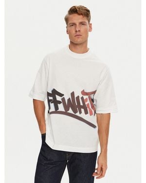 Off-White c/o Virgil Abloh T-Shirt Omaa119G21Jer0050129 Regular Fit - Weiß
