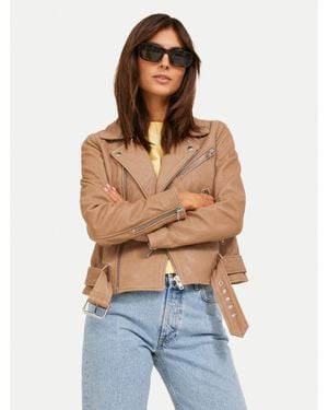 JJXX Lederjacke Holly 12200286 Regular Fit - Blau