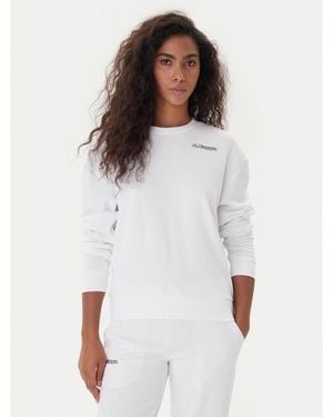 Kappa Sweatshirt Logo Fekka 371M5Ew Regular Fit - Weiß