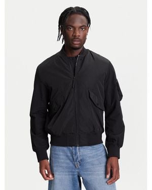 Benetton Bomberjacke 2Zpsun06G Regular Fit - Schwarz