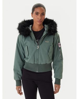 Juicy Couture Bomberjacke Jcoij225553 Regular Fit - Grün
