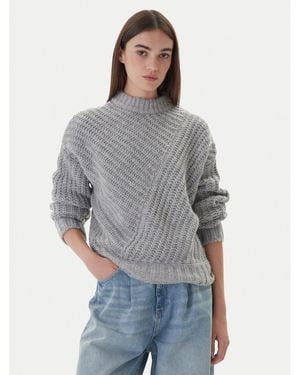 Mustang Pullover Erin 1016786 Relaxed Fit - Grau