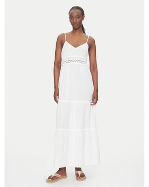 Vero Moda Sommerkleid Quincy 10324588 Regular Fit - Weiß