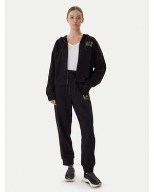 EA7 Jogginganzug 7W000420 Af12473 Mc021 Relaxed Fit - Schwarz