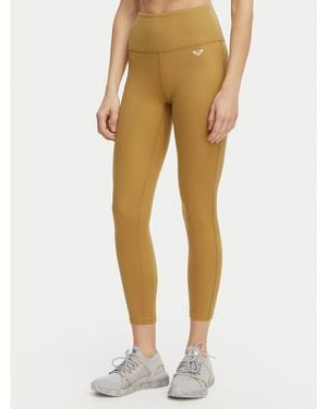 Roxy Leggings Heart Into It Ankle Erjnp03690 Slim Fit - Gelb