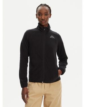 Kappa Fleecejacke Savaux 341P7Kw Regular Fit - Schwarz