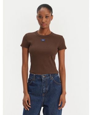 HUGO T-Shirt Baby 50510749 Slim Fit - Blau