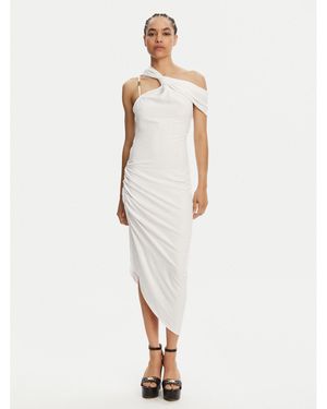 Versace Jeans Couture Coctailkleid 78Hao903 Slim Fit - Weiß