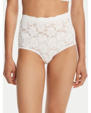 Selmark Klassischer Damenslip Mit Hoher Taille 10903 - Weiß