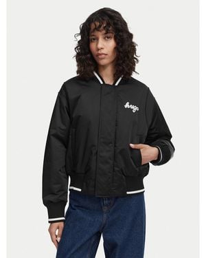 HUGO Bomberjacke Felax-1_B 50563077 Regular Fit - Schwarz