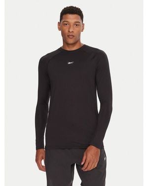 Reebok Technisches T-Shirt Ls Muscle Tee Rk25176Ccm Regular Fit - Schwarz