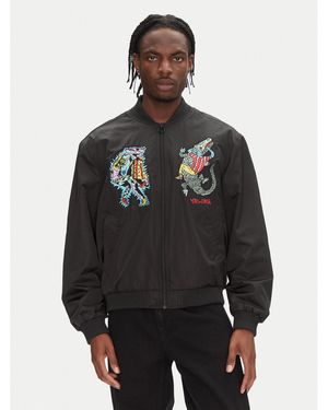 Volcom Bomberjacke Bob Mollema A1612500 Boxy Fit - Schwarz