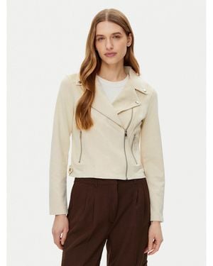 Vero Moda Jacke Aus Kunstleder Jose 10300938 Regular Fit - Weiß