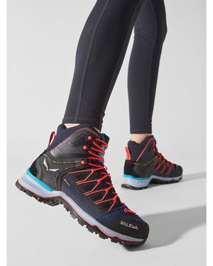 Salewa Trekkingschuhe Ws Mtn Trainer Lite Mid Gtx Gore-Tex 61360-3989 - Blau