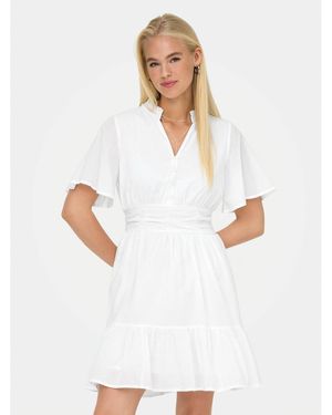 ONLY Kleid Für Den Alltag Rarkel 15363615 Regular Fit - Weiß
