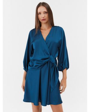 Please Coctailkleid A1Uyap7000 Türkisfarben Regular Fit - Blau