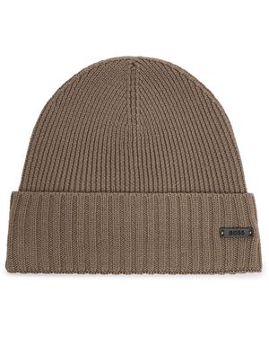 BOSS Mütze Fati 50495306 - Braun