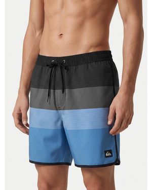 Quiksilver Badeshorts Stretch Scallop Volley 16 Eqyjv04218 Regular Fit - Blau