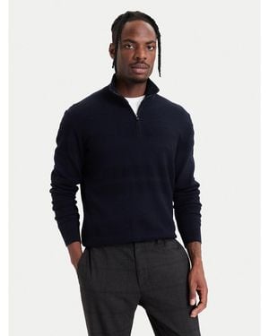 BOSS Pullover H-Fine 50571269 Regular Fit - Blau