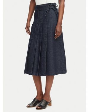 MAX&Co. Jeansrock 2616101013200 Regular Fit - Blau