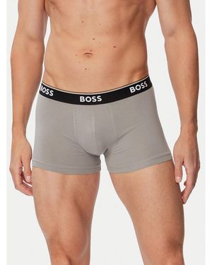 BOSS Boxershorts-Set Trunk 3P Power Desig 50554443 - Grau