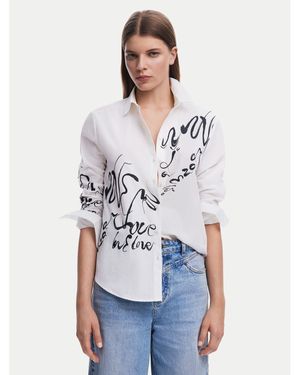 Desigual Hemd 25Swcw05 Regular Fit - Weiß