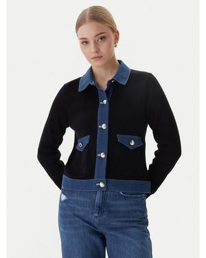 Morgan Strickjacke 251-Mnaki Regular Fit - Schwarz