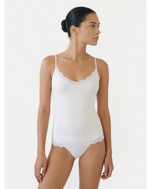 Ysabel Mora Unterhemd 19459 Slim Fit - Weiß