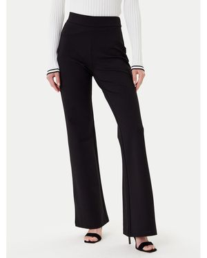 DKNY Stoffhose P2Jkto68 Flare Fit - Schwarz
