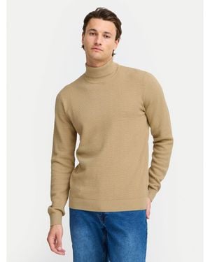 Blend Rollkragenpullover 20717258 Regular Fit - Blau