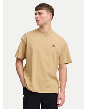 Solid T-Shirt Manes 21108333 Regular Fit - Natur