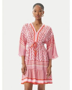 Hale Bob Sommerkleid Theia 62Nt650A Relaxed Fit - Rot