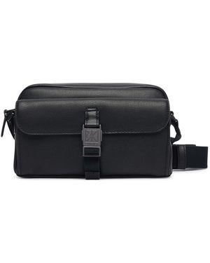 Calvin Klein Umhängetasche Emblem Hw Camera Bag Lv04D3505G - Schwarz