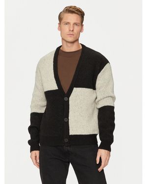 Solid Strickjacke Manning 21108282 Regular Fit - Schwarz