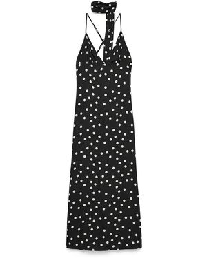 Vero Moda Sommerkleid Elisa 10350647 Regular Fit - Schwarz