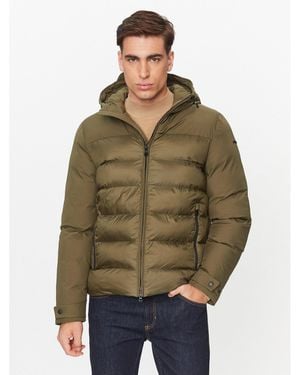 Geox Daunenjacke Sapienza M3628J Tc175F 1736 Grün Regular Fit