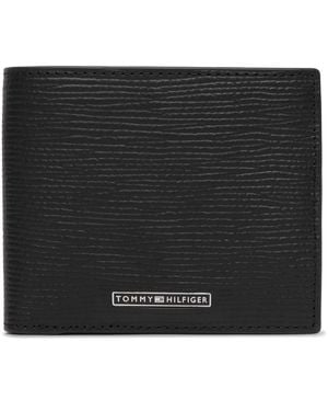 Tommy Hilfiger Geldbörse Th Business Saffiano Cc And Coin Am0Am14784 - Schwarz