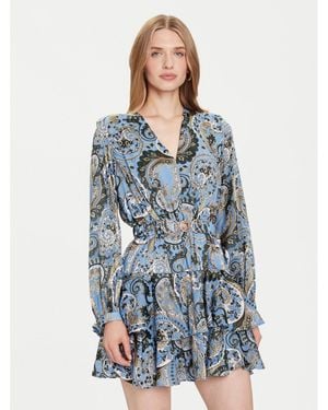 Guess Kleid Für Den Alltag W5Bk53 W2770 Regular Fit - Blau