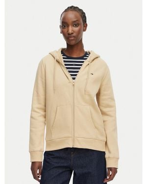 Tommy Hilfiger Sweatshirt Flag Dw0Dw19729 Regular Fit - Natur