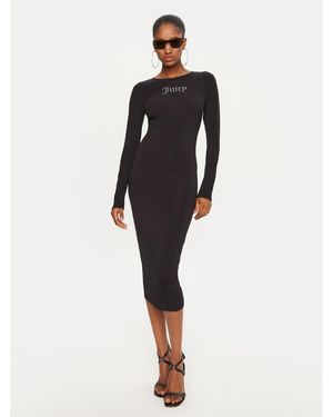 Juicy Couture Kleid Für Den Alltag Dizzie Jcwed24309 Slim Fit - Schwarz