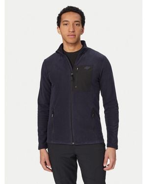 4F Fleecejacke Aw23Tflem123 Regular Fit - Blau